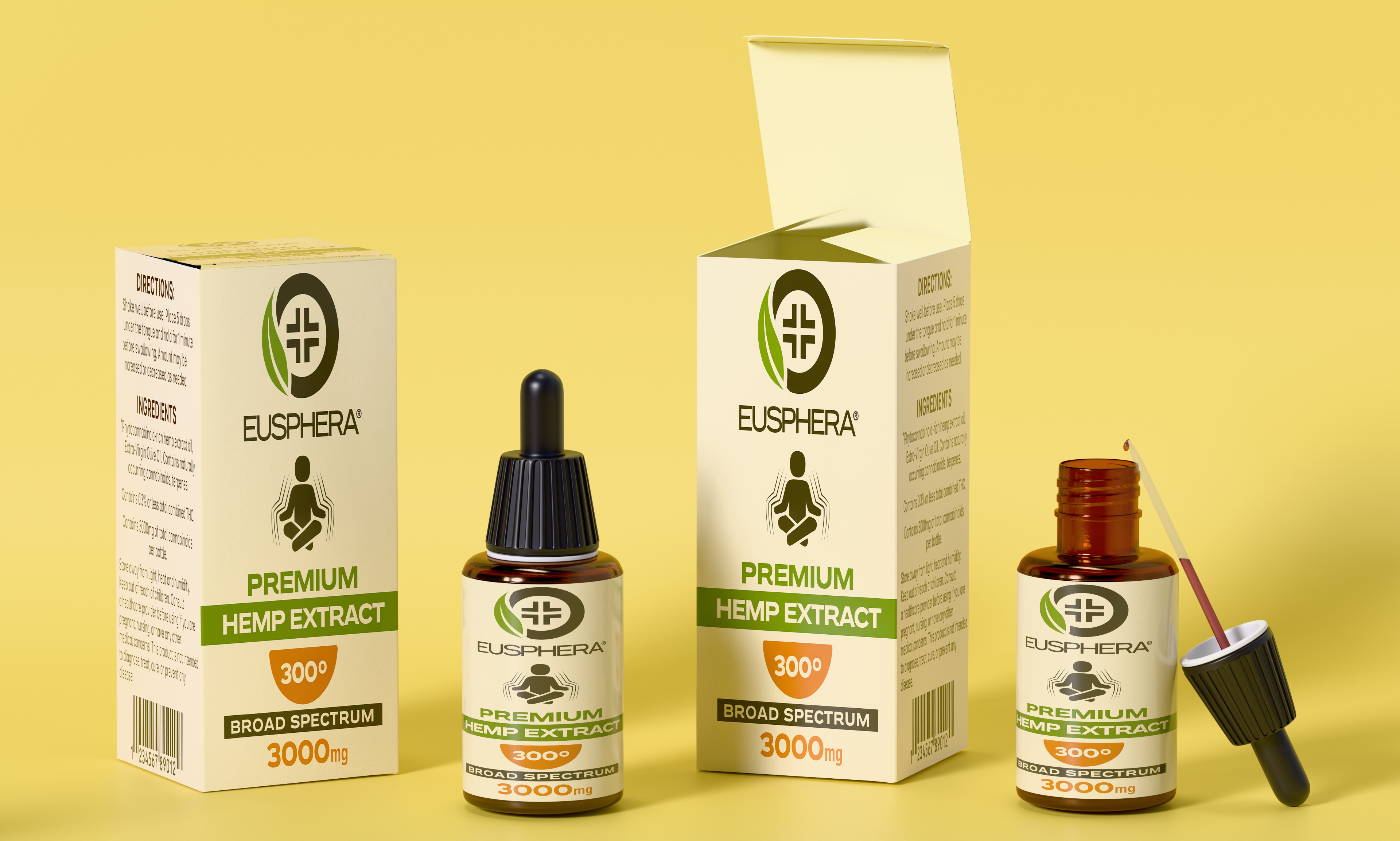 Realistic 3D Packaging Design for Oil Serum | Cosmetic Product Visualization