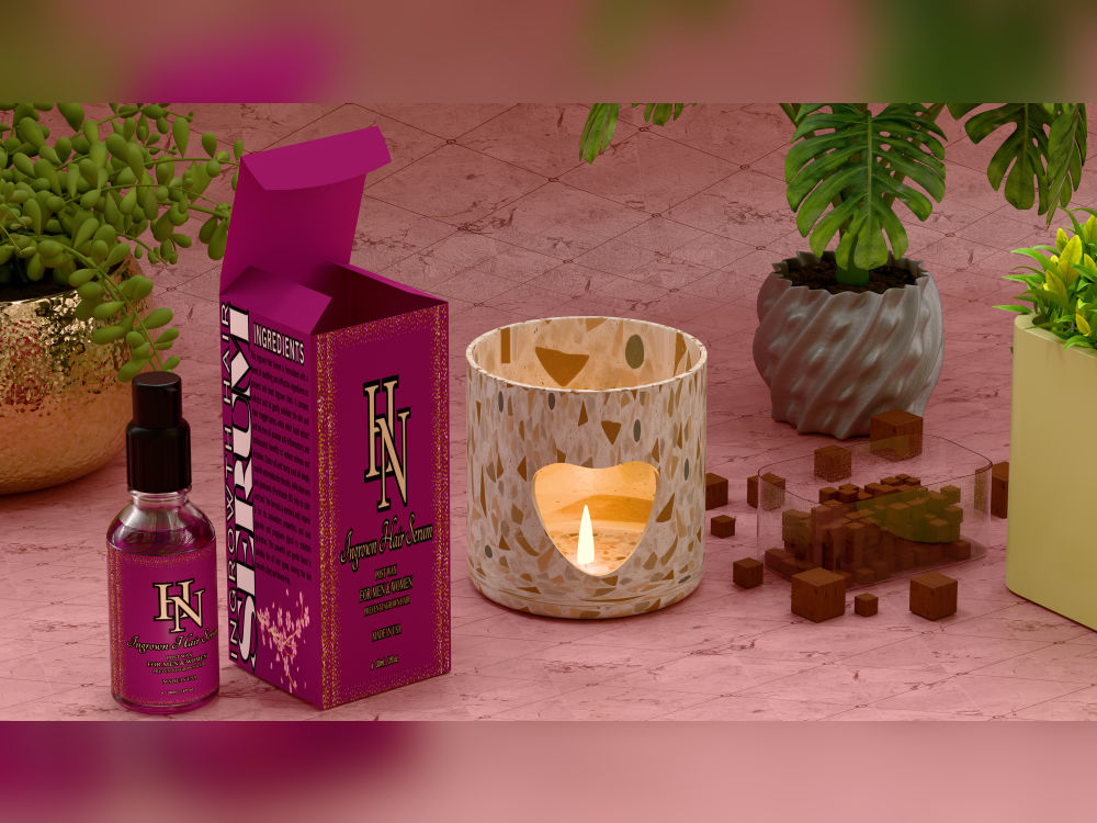 3D Product Visualization of Cosmetic Serum Packaging | Blender Render for Skincare Brand