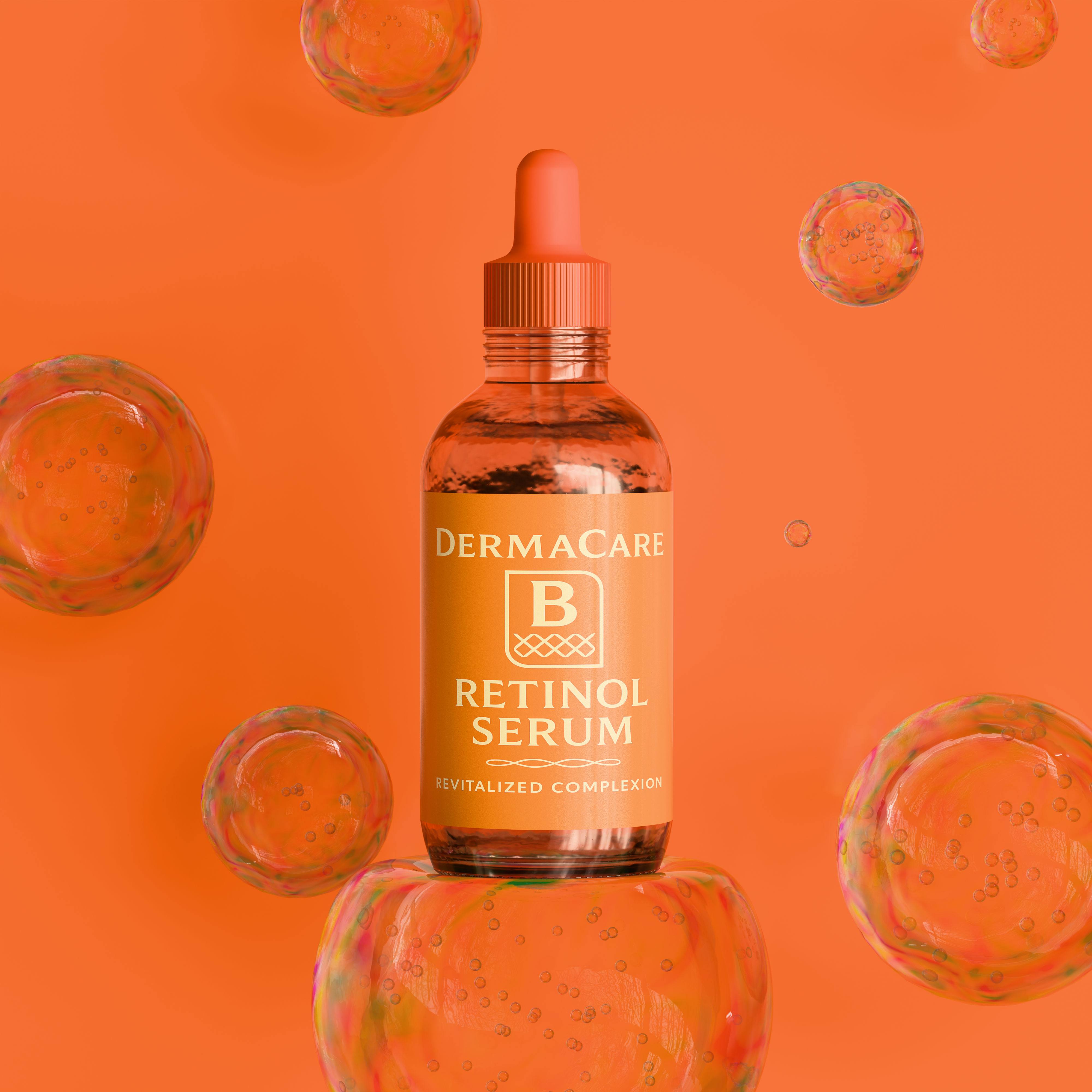 Photorealistic 3D Serum Bottle Visualization | Cosmetic Product Rendering in Blender